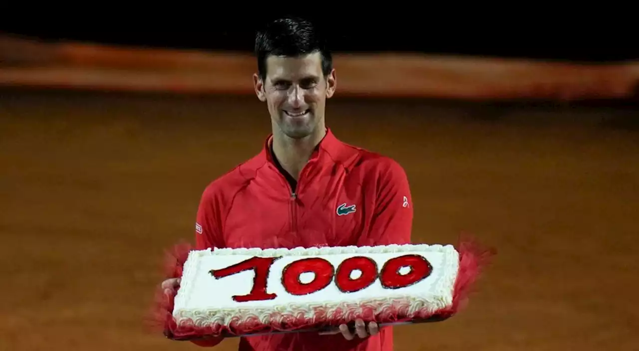 Djokovic records 1,000th win of career with victory in Italian Open semifinal