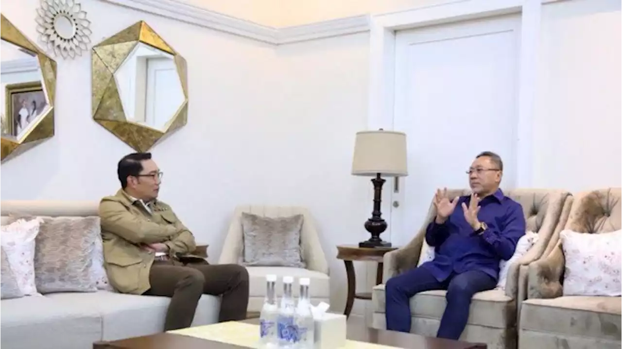 Temui Zulkifli Hasan, Ridwan Kamil Jaga Peluang 2024