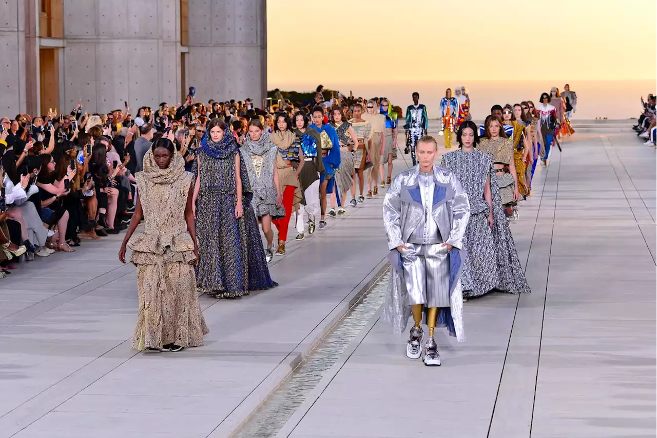 Louis Vuitton's Cruise 2023 Show Was Made For the Sunset