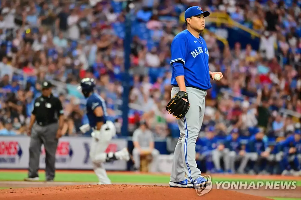 류현진, 과거 부상 복귀전과 비교해보니…나쁘지 않은 신호 | 연합뉴스