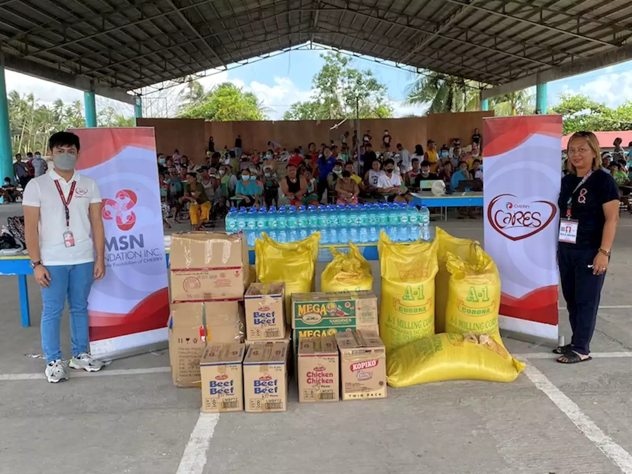 Cherry Cares by MSN Foundation Inc. rolls out donations for Agaton victims | BMPlus