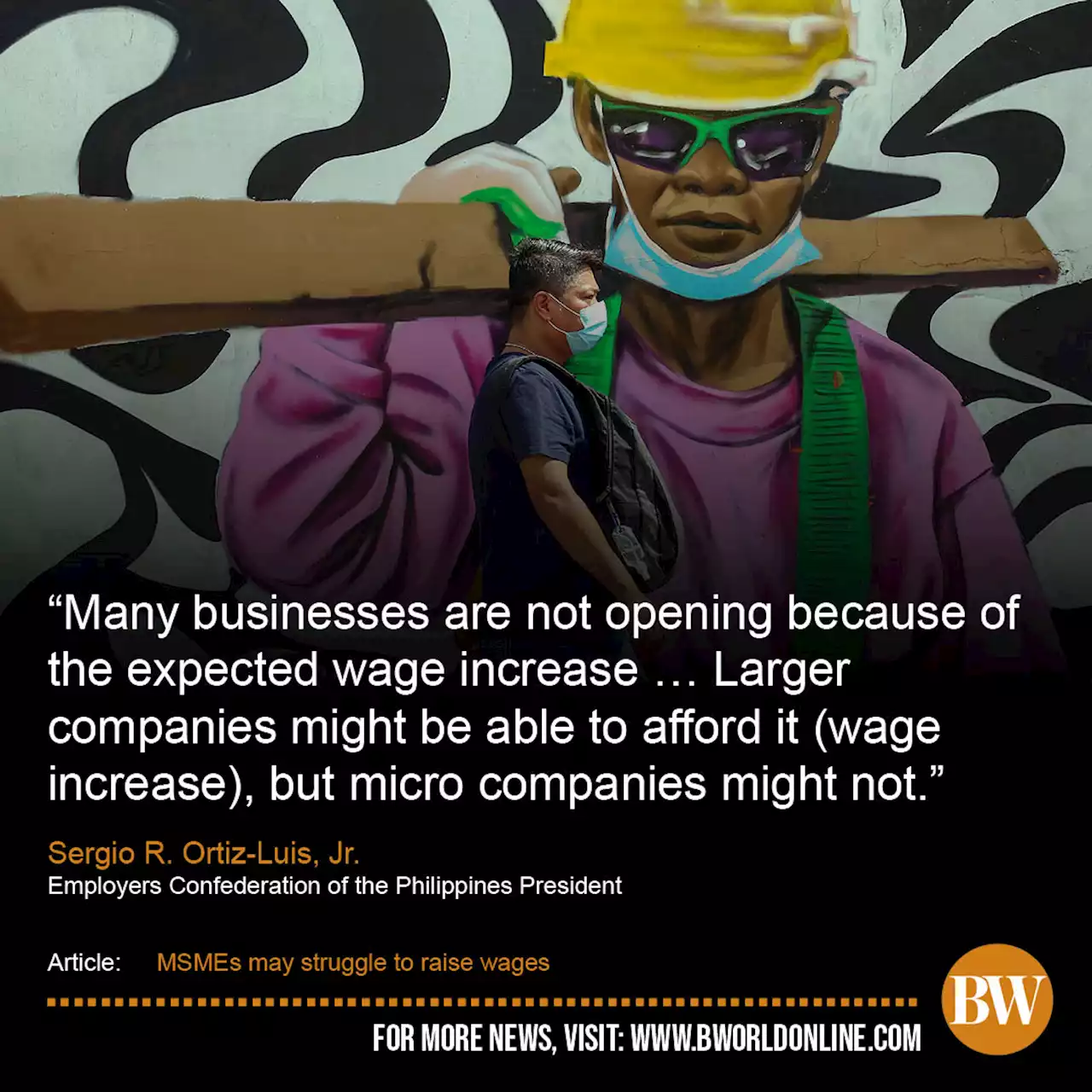 MSMEs may struggle to raise wages - BusinessWorld Online