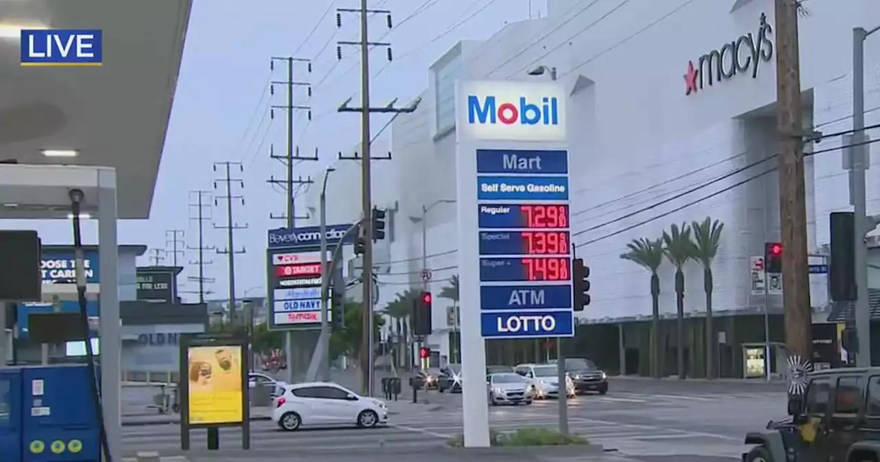 Not again: Gas prices at Beverly Grove station well over $7