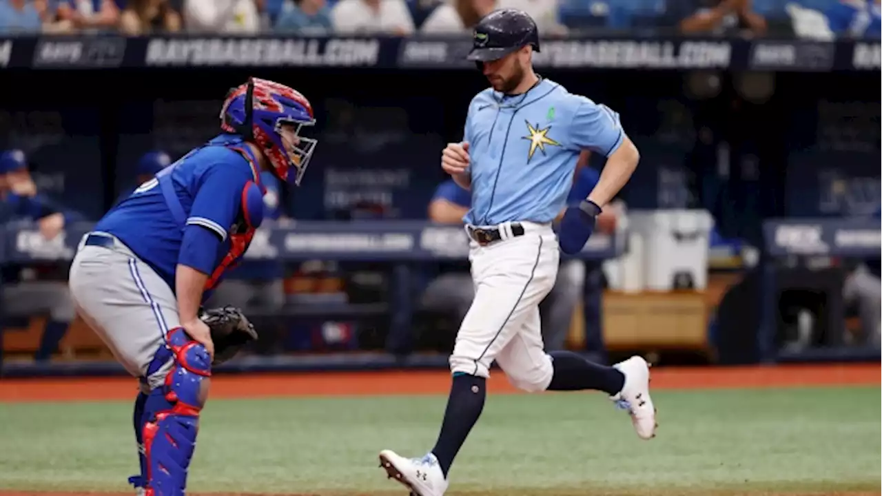Chapman error sets up Rays' big inning in 3-0 win over Jays
