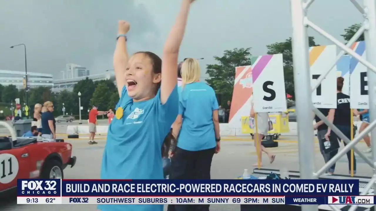 ComEd EV Rally invites young women to build and race their own electric-powered racecars