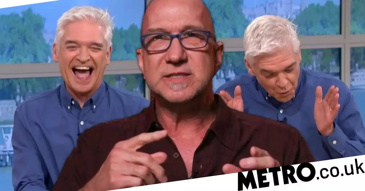 Phillip Schofield in hysterics during chat with Hollywood prosthetic penis maker