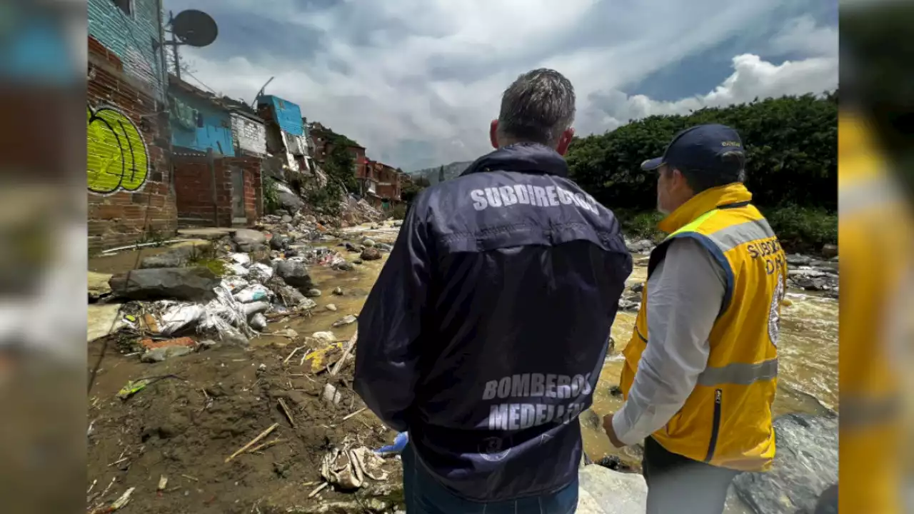 ¡Ay, qué pesar! Ya son cuatro las casas que colapsaron en la comuna 13 de Medellín