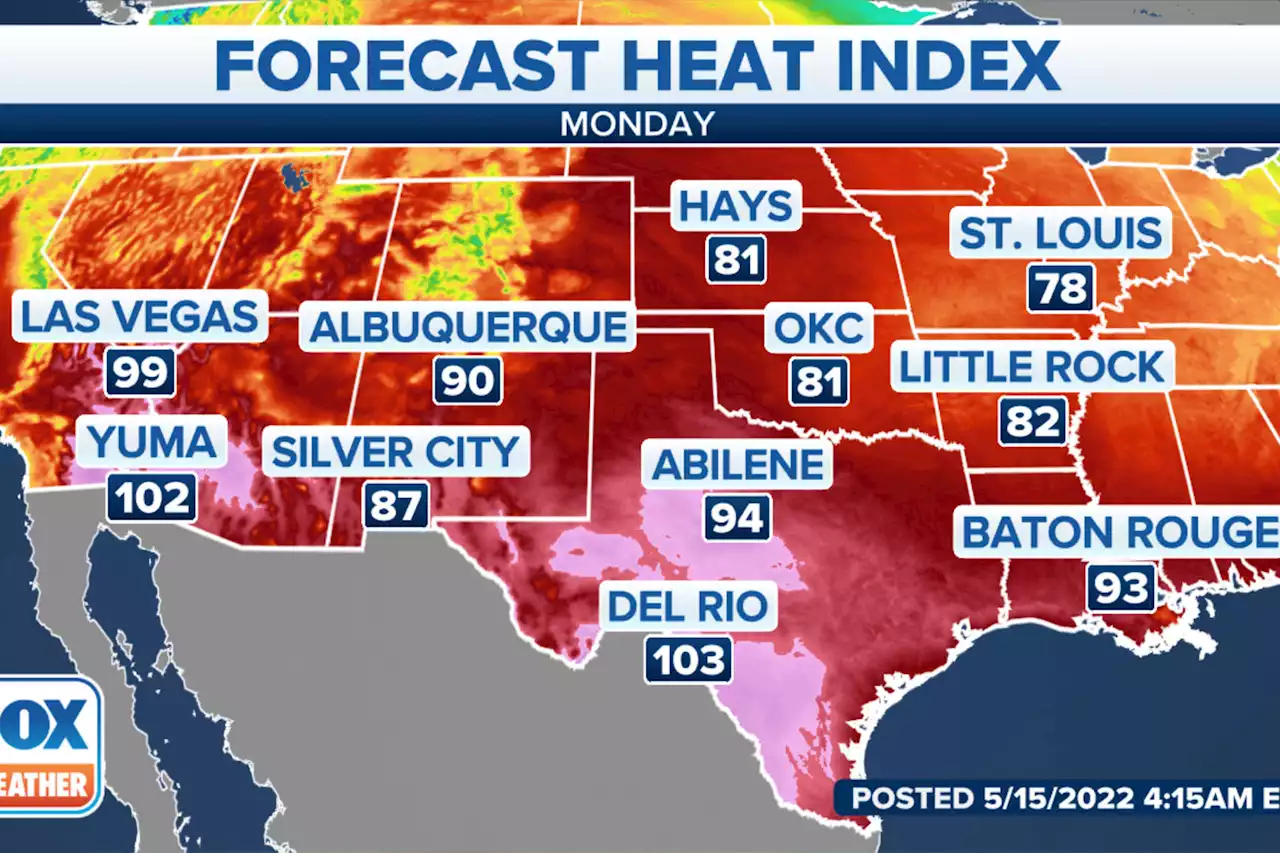 More record-high temperatures expected across sweltering South