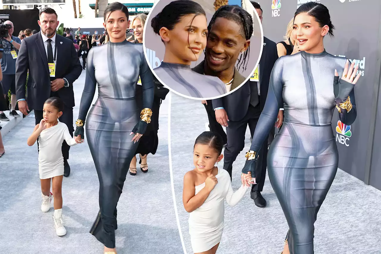 Kylie Jenner, Stormi support Travis Scott at Billboard Music Awards 2022