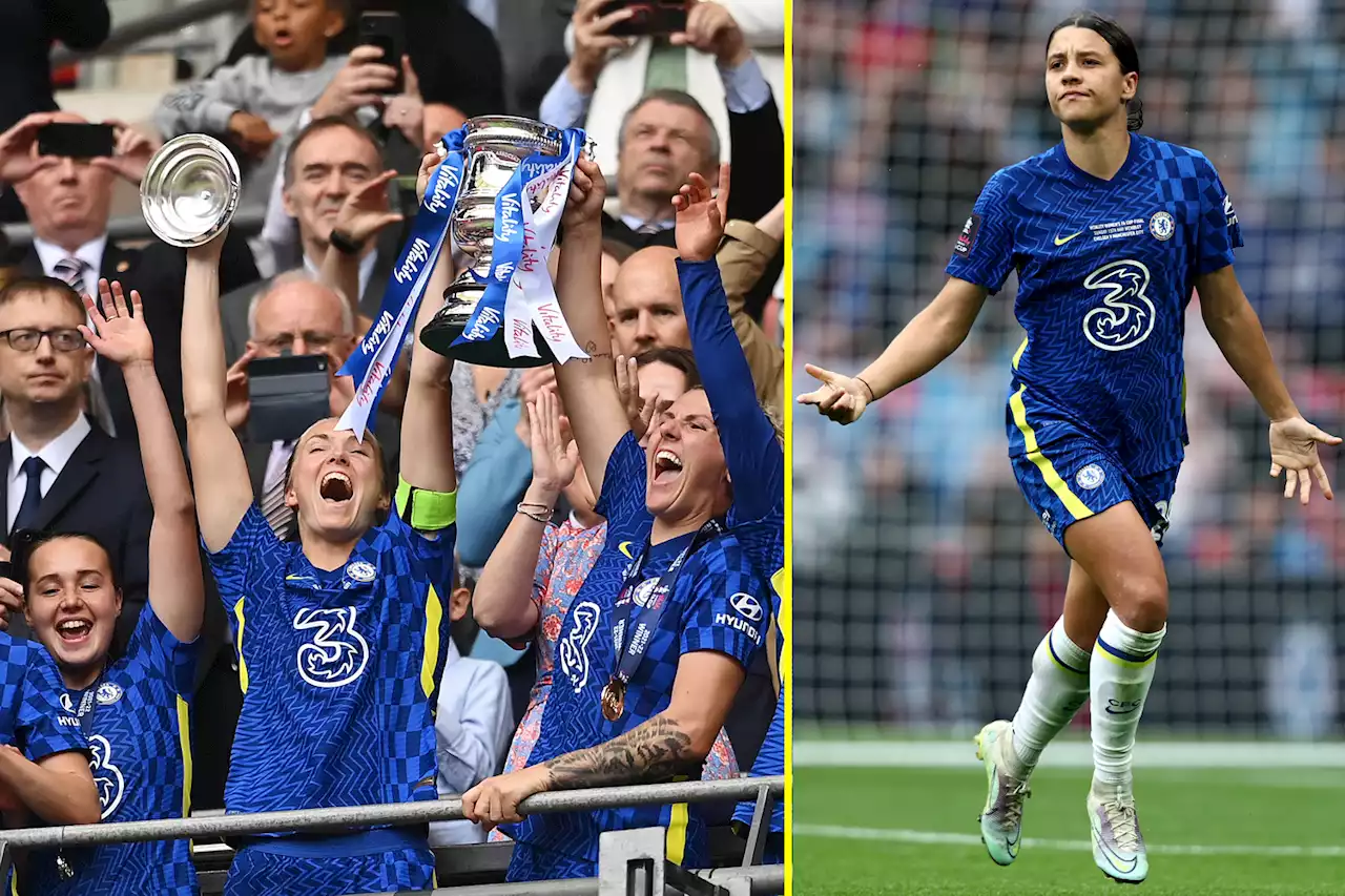 Sam Kerr the hero as Chelsea Women seal double and second straight FA Cup