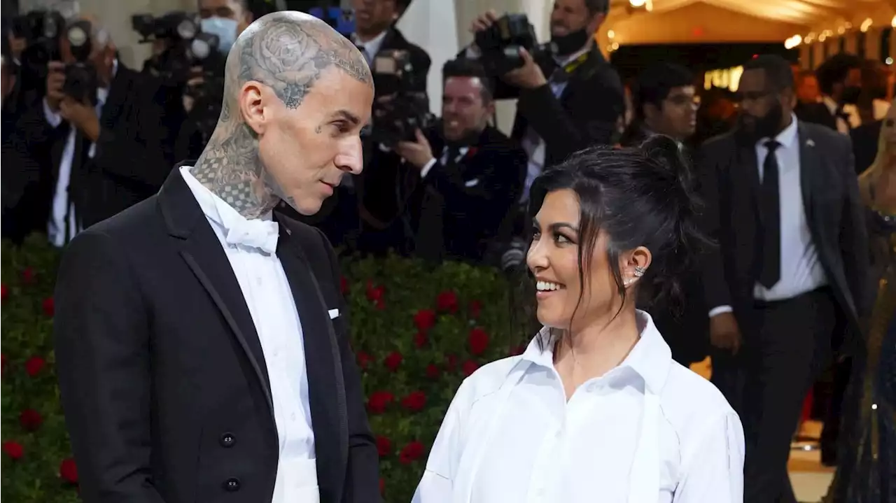 Kourtney Kardashian and Travis Barker Get Married for Real, TMZ Reports