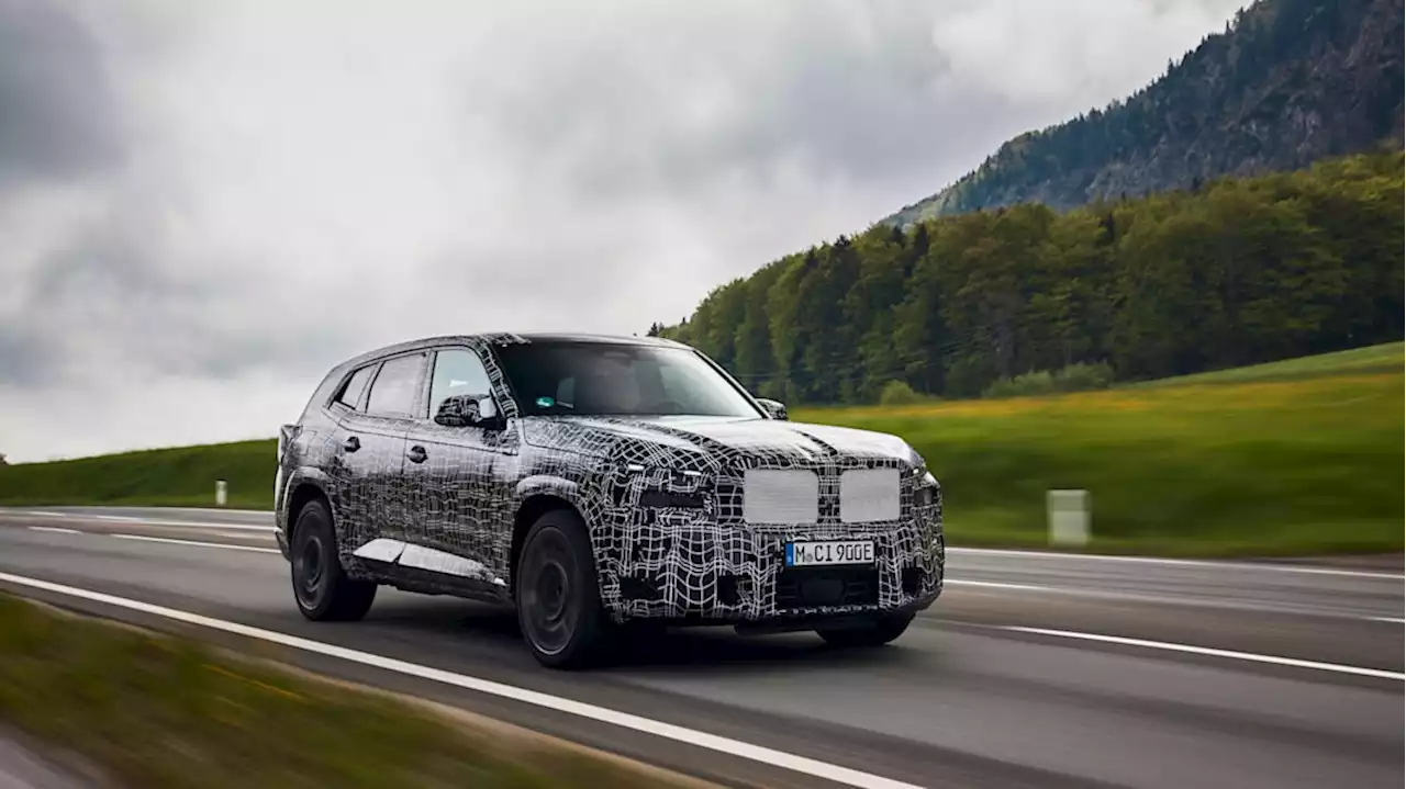 BMW XM production version appears in official spy shots