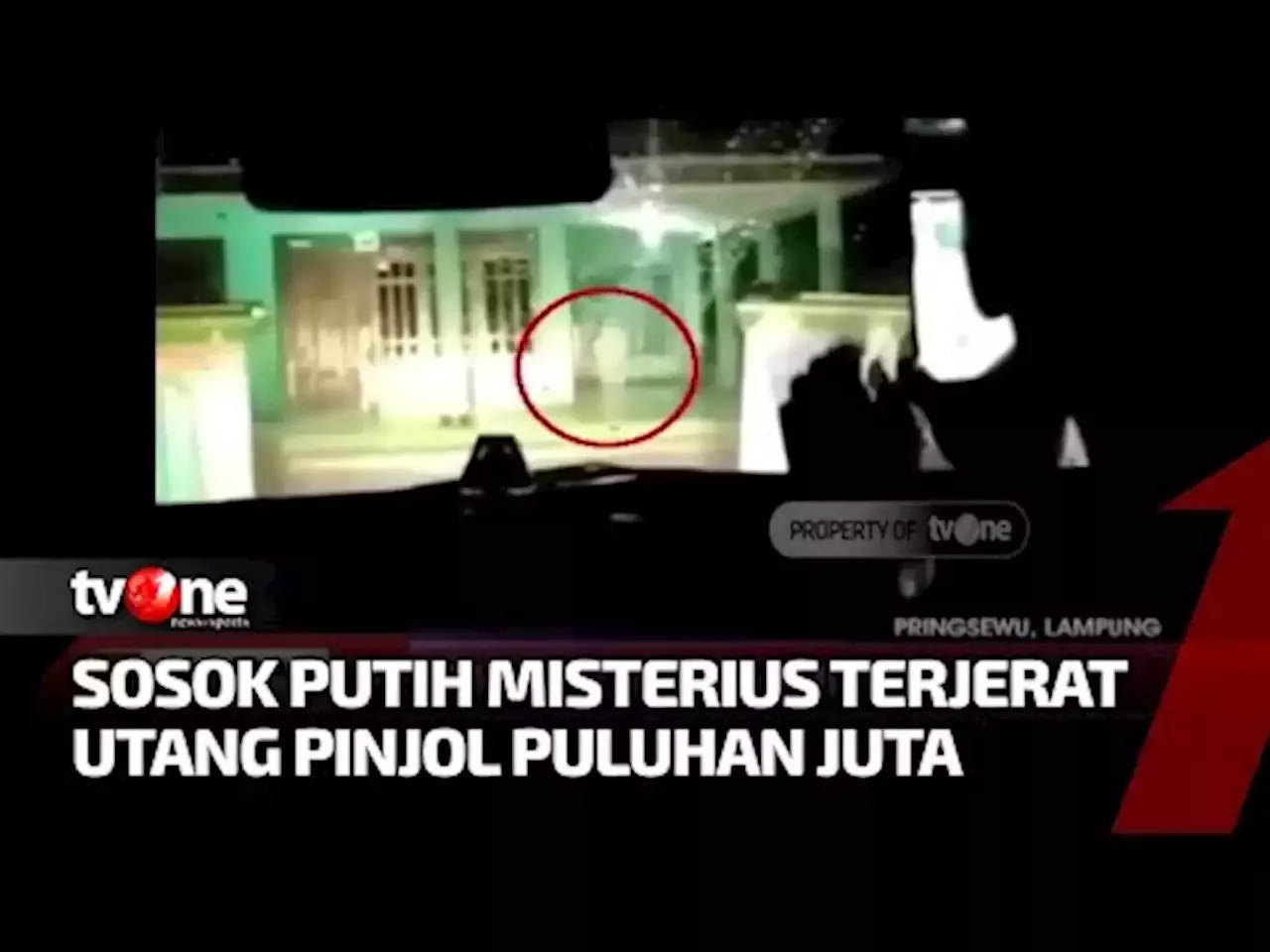 Sempat Viral Ternyata Ini Sosok Putih Misterius Yang Bikin Heboh Tvone