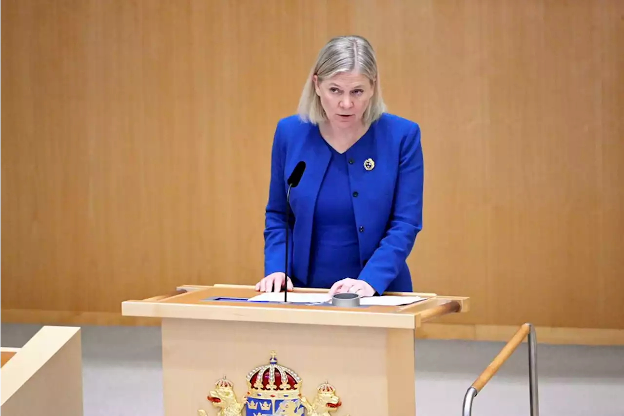 Once neutral Sweden seeks NATO membership in historic shift