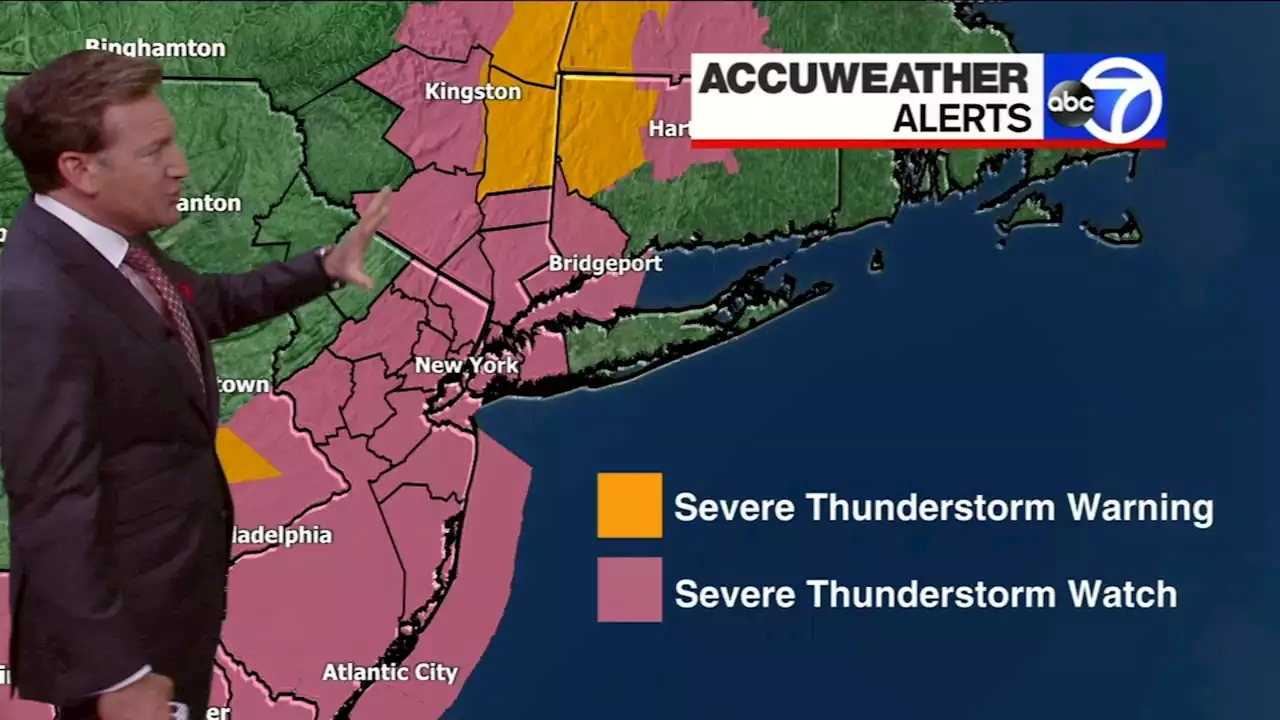 Thunderstorm warnings, watches in effect across Tri-State as severe weather hits