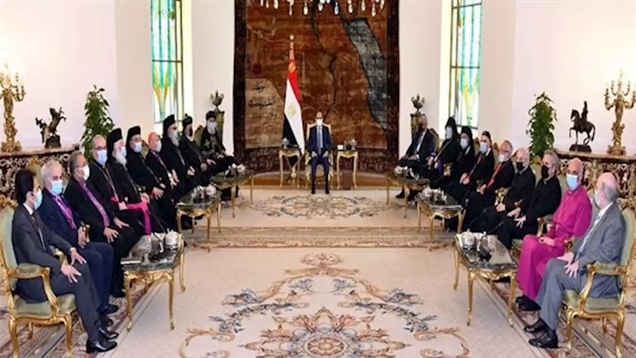 السيسي: الأخوة المسيحيين بالدول العربية هم جزء أصيل من نسيج المجتمع العربي