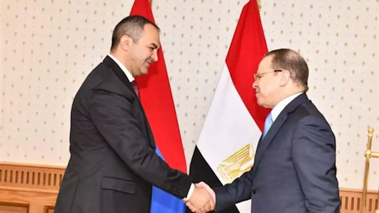 النائب العام يستقبل نظيره الأرميني في القاهرة