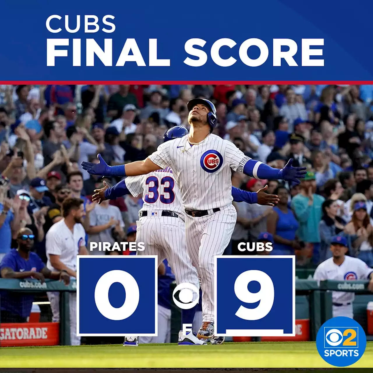 Contreras hits 1st-inning slam, Cubs shut out Pirates