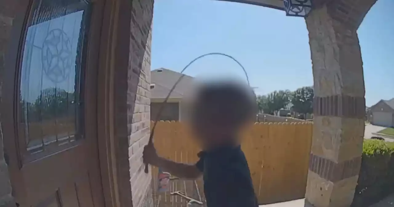 Boy beats on Texas family's door with whip; father arrested for firing gun