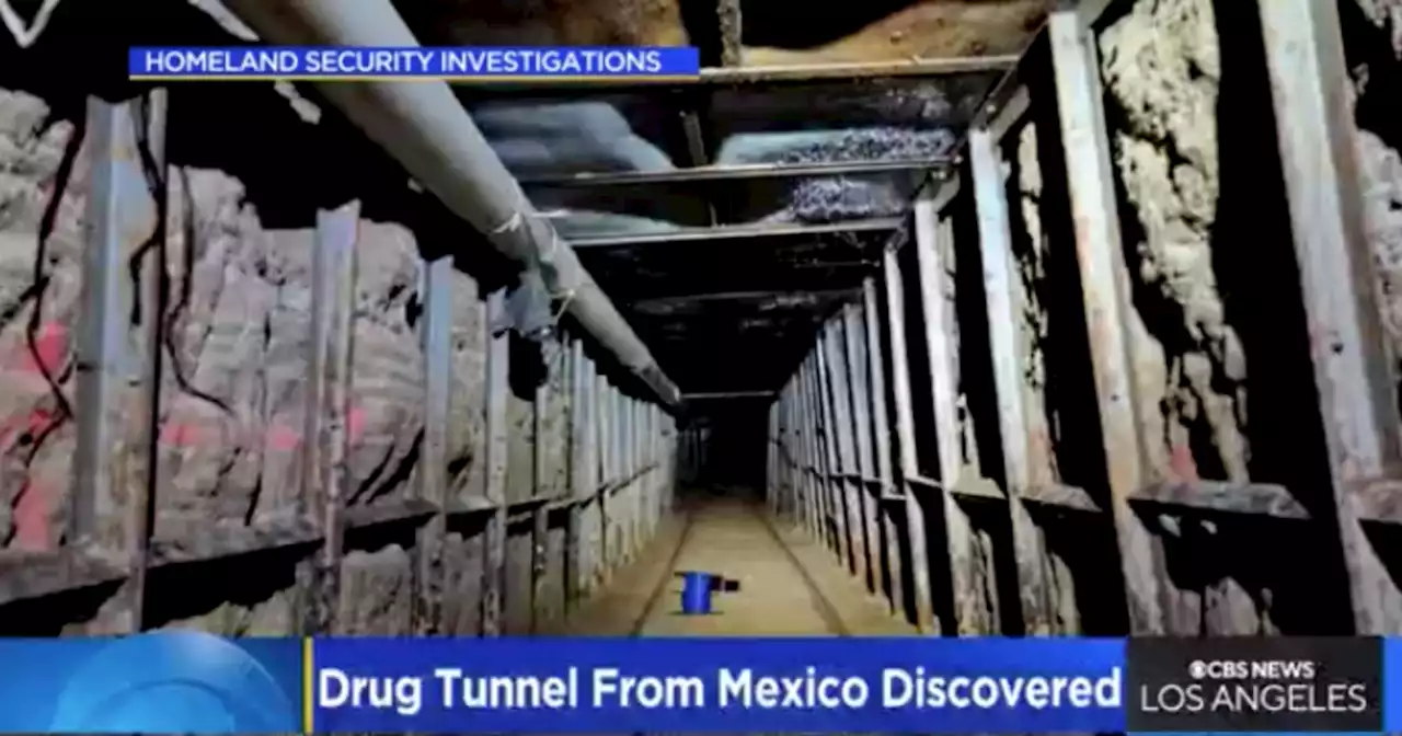 Big cross-border tunnel is found linking Tijuana, San Diego