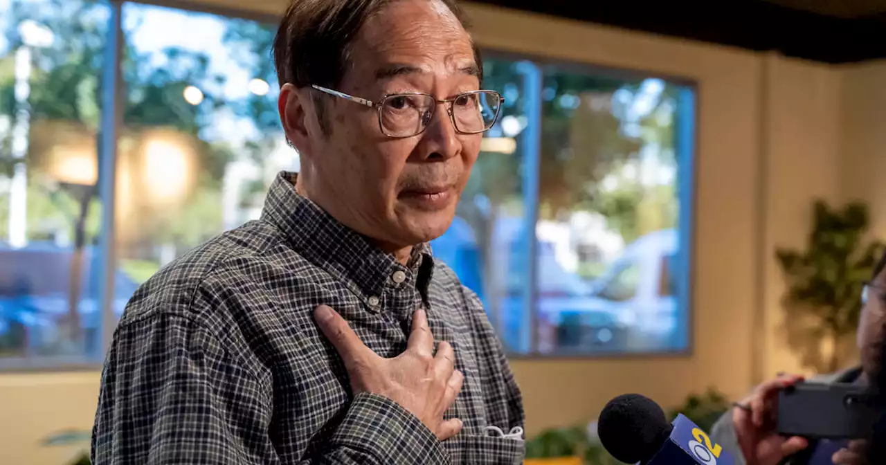 Community members hold inter-faith vigil for victims of shooting at Geneva Presbyterian Church in Laguna Woods; Speak with Pastor Billy Chang, the man being honored at Sunday's luncheon