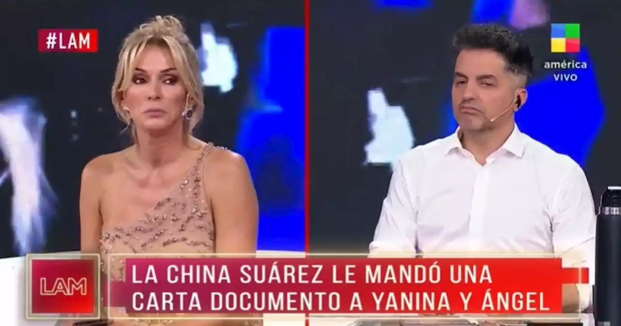 La China Suárez les mandó Carta Documento a Ángel De Brito y Yanina Latorre