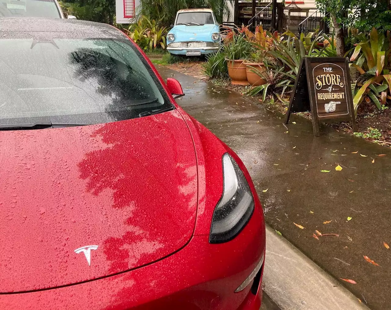 Our Tesla Goes On A Harry Potter Adventure