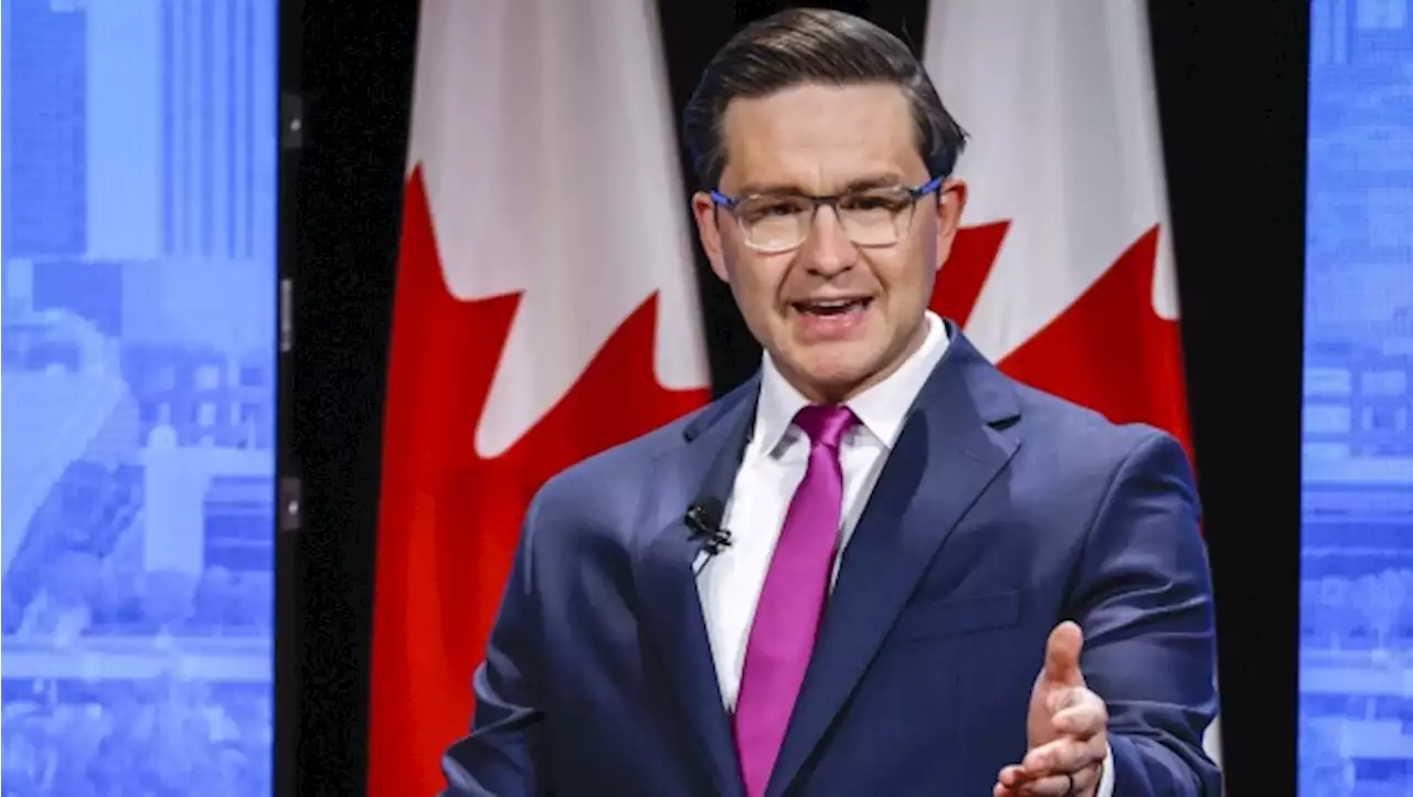 Tory leadership candidate Pierre Poilievre denounces 'white replacement theory'