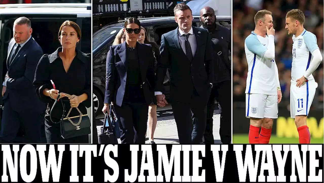 Jamie Vardy joins wife Rebekah Vardy at 'Wagatha Christie' trial