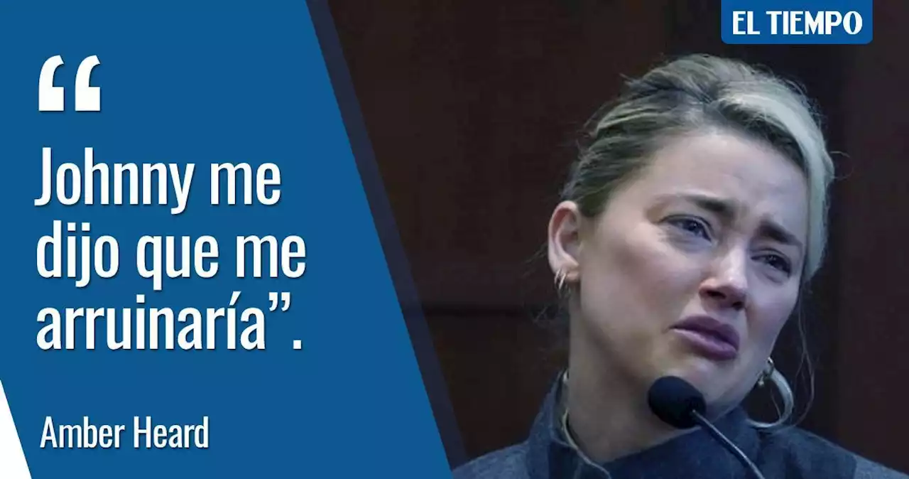 ‘Sabía que no sobreviviría si no me divorciaba’: Amber Heard sobre Depp