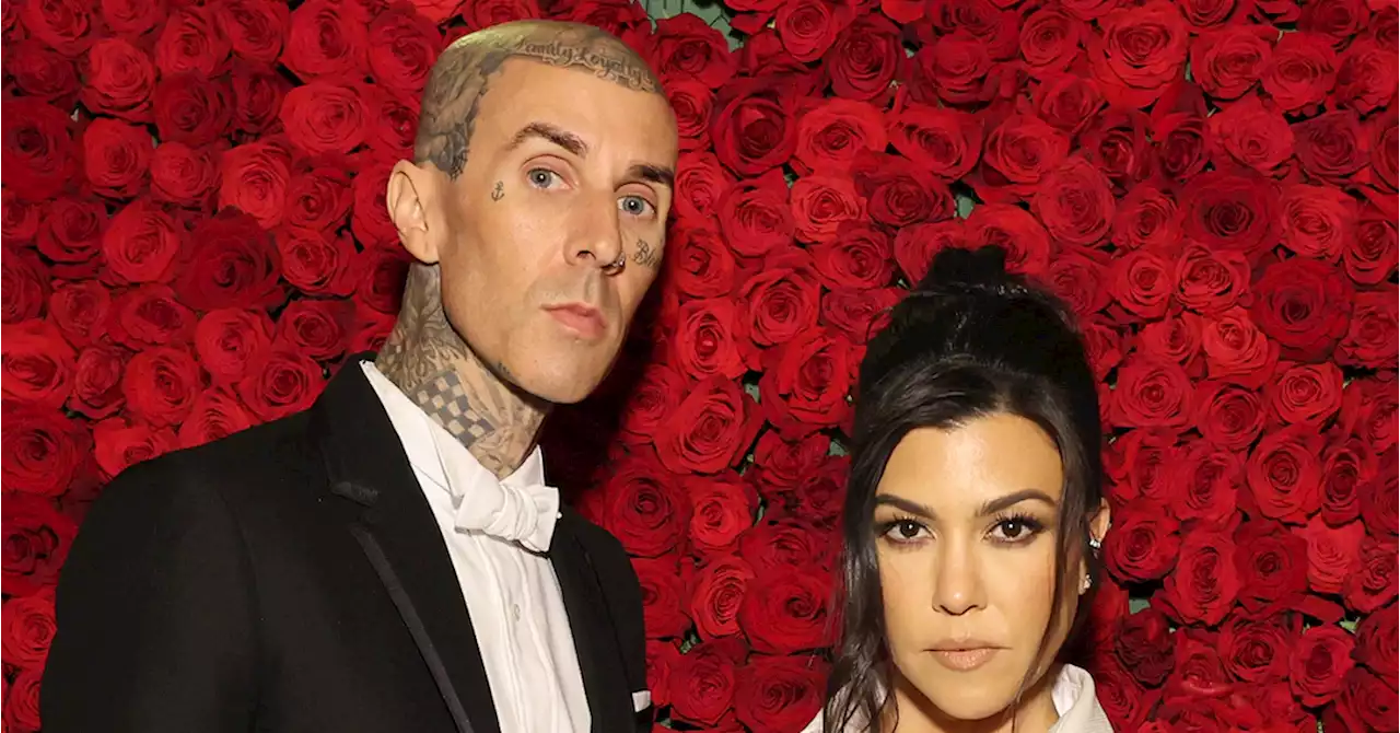 Kourtney Kardashian and Travis Barker Unveil Their Wedding Photo Album - E! Online