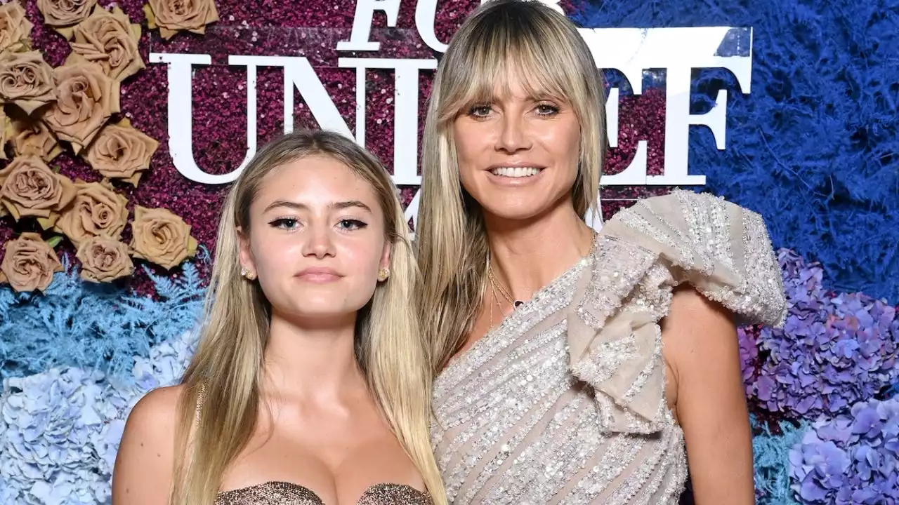 Heidi Klum's 18-Year-Old Daughter Leni Wears 'Mama's Dress' to Prom