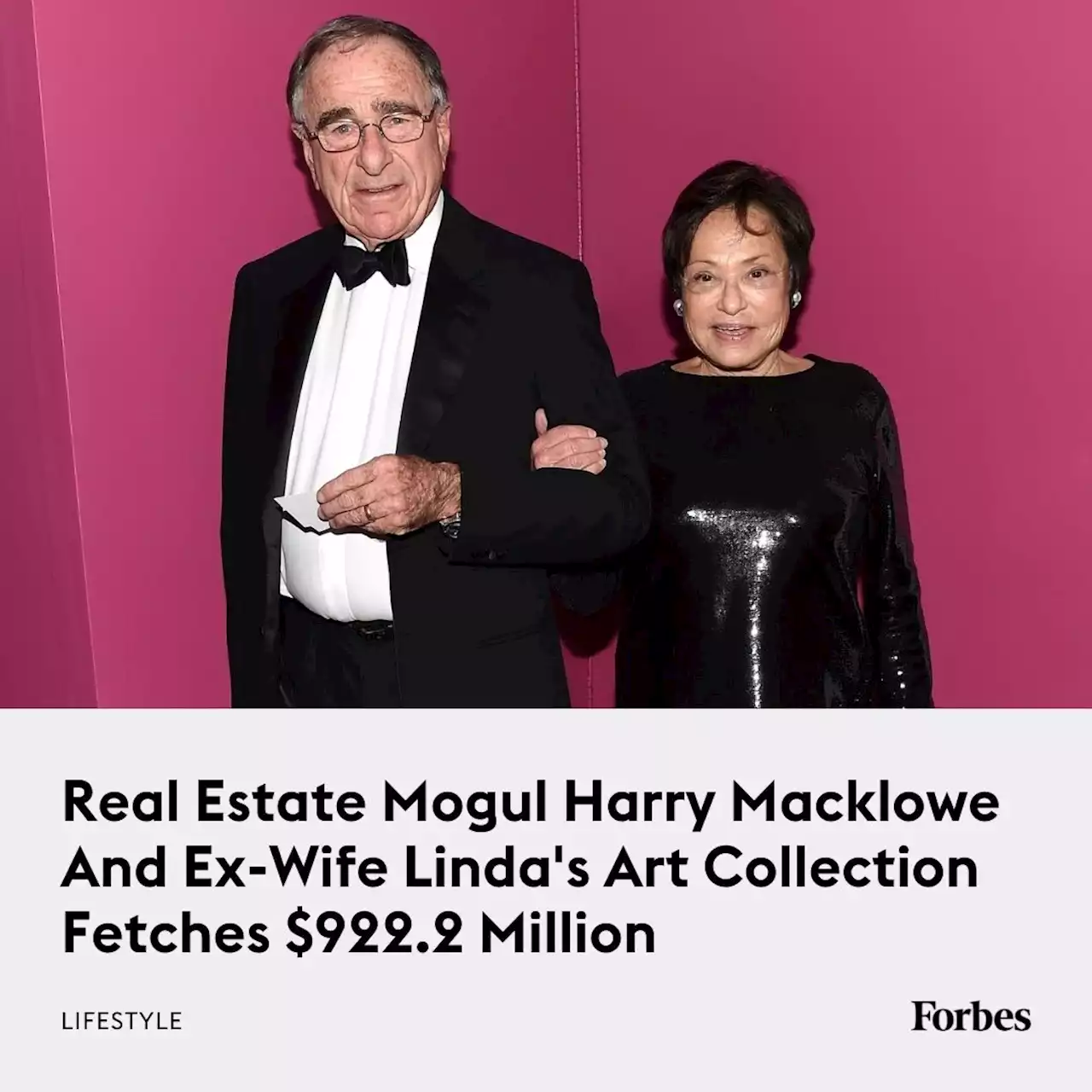 Real Estate Mogul Harry Macklowe And Ex-Wife Linda's Art Collection Fetches Record-Breaking $922.2 Million