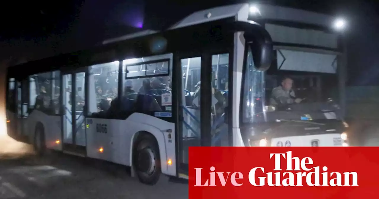 Russia-Ukraine war: bloodiest battle ends as Ukrainian fighters evacuated from Mariupol steel plant – live