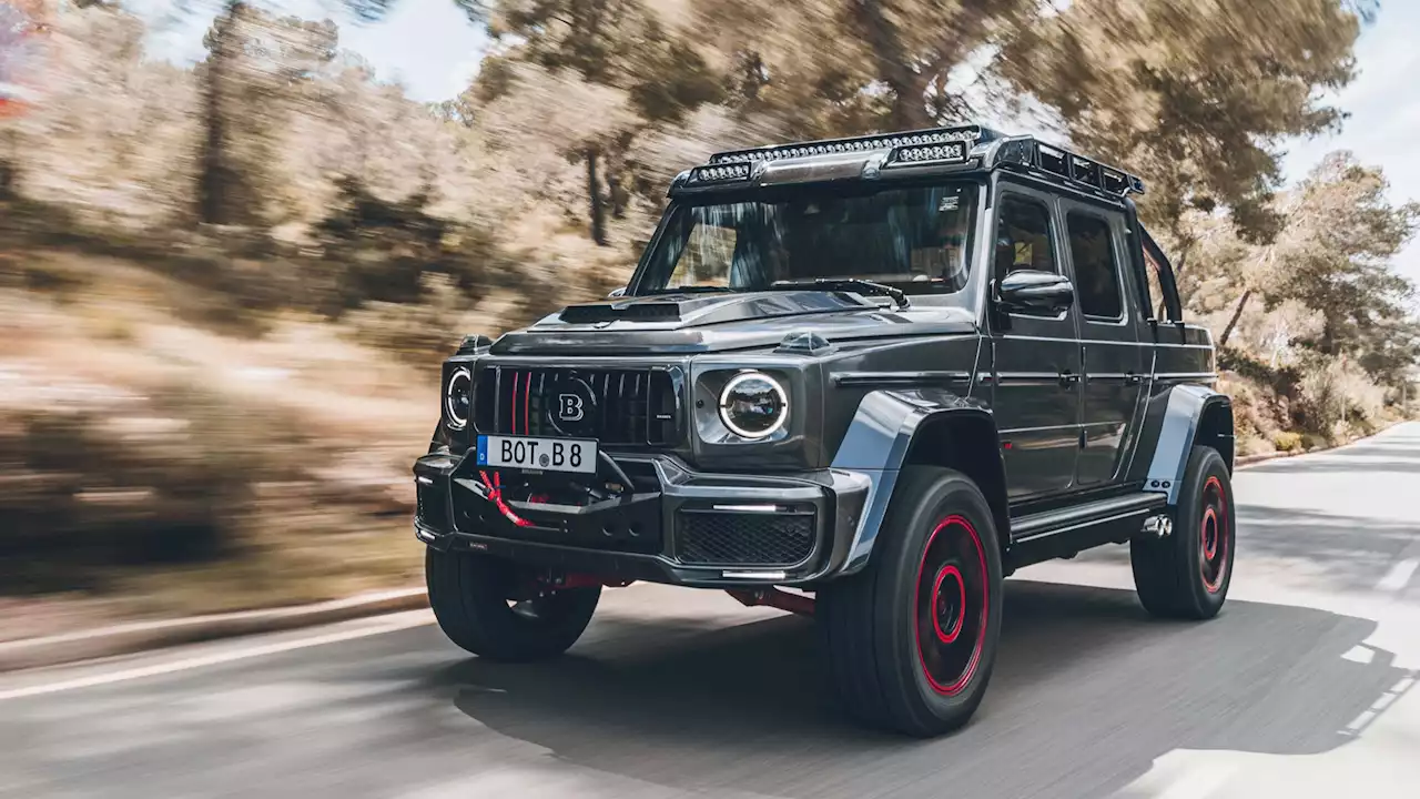 Brabus 900 XLP brings back the G-Class pickup truck with 888 hp