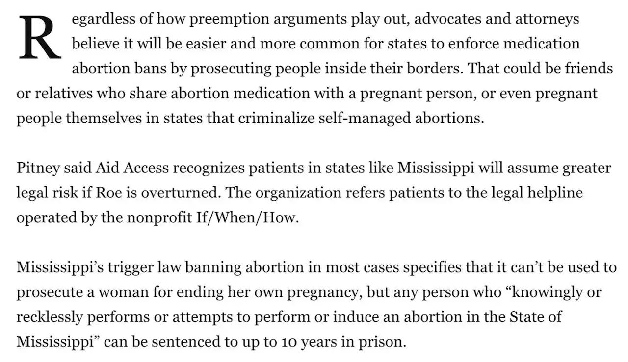 Can lawmakers keep abortion pills out of Mississippi? Local, international activists say no.