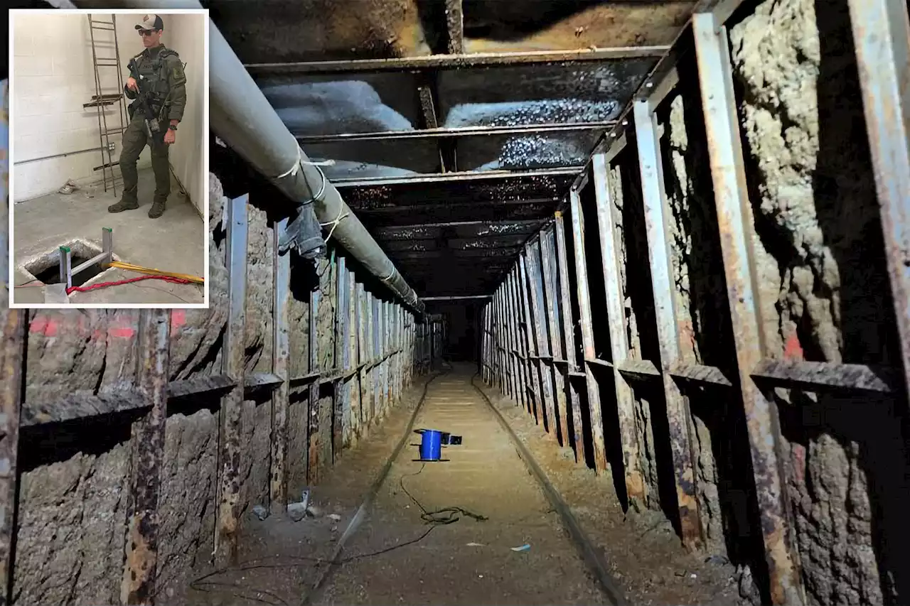 Feds find major drug-smuggling tunnel at US-Mexican border