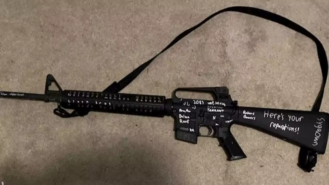 Buffalo Shooter's Gun Littered with Racist Writings