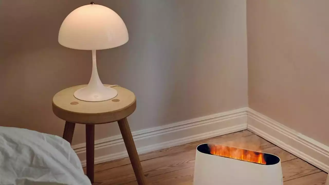 This Visually Stunning Aroma Diffuser Looks Like A Real Fireplace