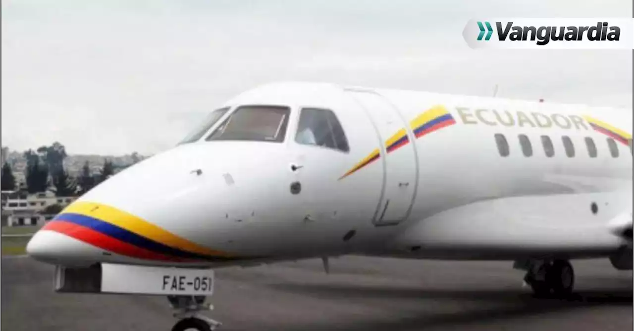 Avión presidencial de Ecuador fue vendido a la Fuerza Aérea colombiana por 8 millones dólares