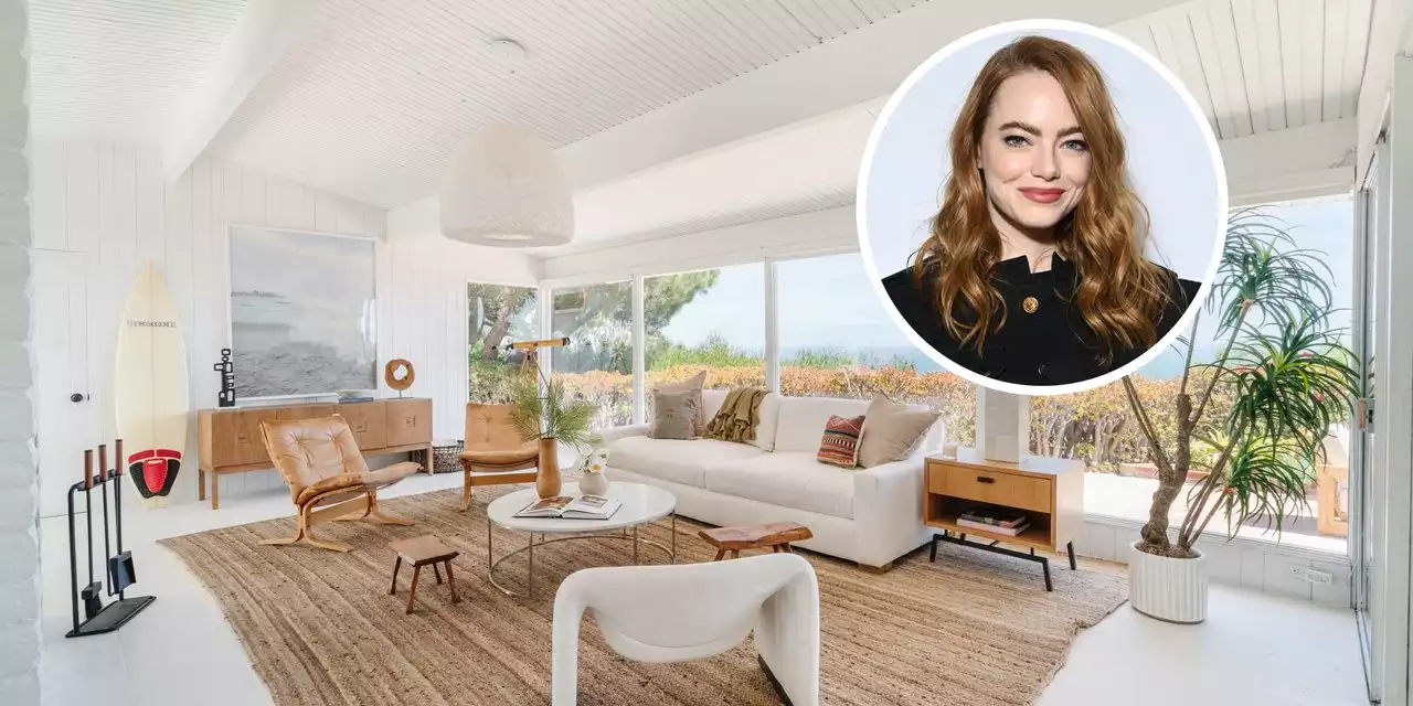 Emma Stone’s Malibu Home Overlooking the Pacific Ocean Asks $4.295 Million