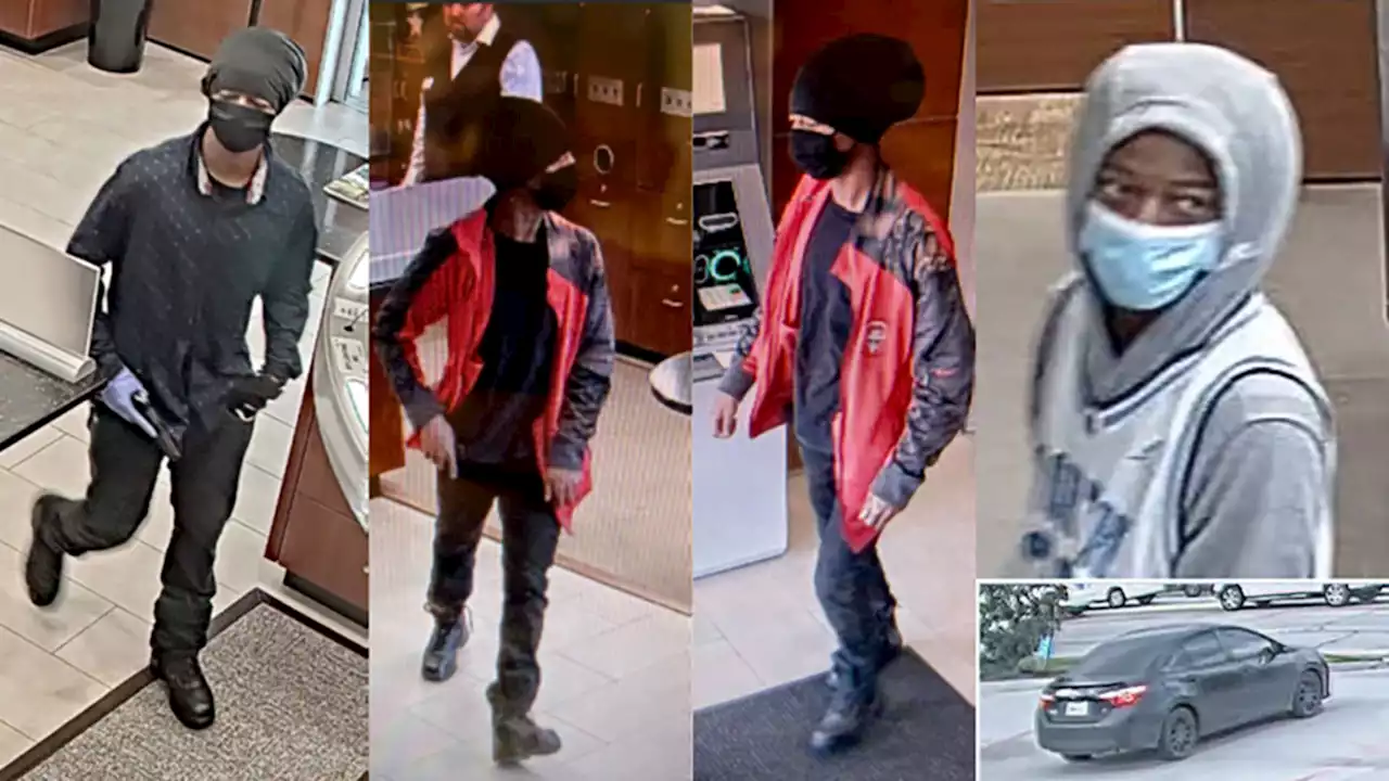 Authorities search for suspect in 3 Houston-area bank robberies since October 2021