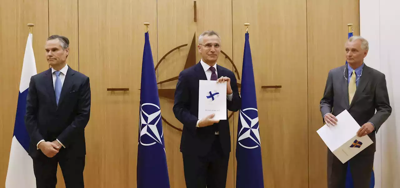 NATO chief hails 'historic moment' as Finland, Sweden apply