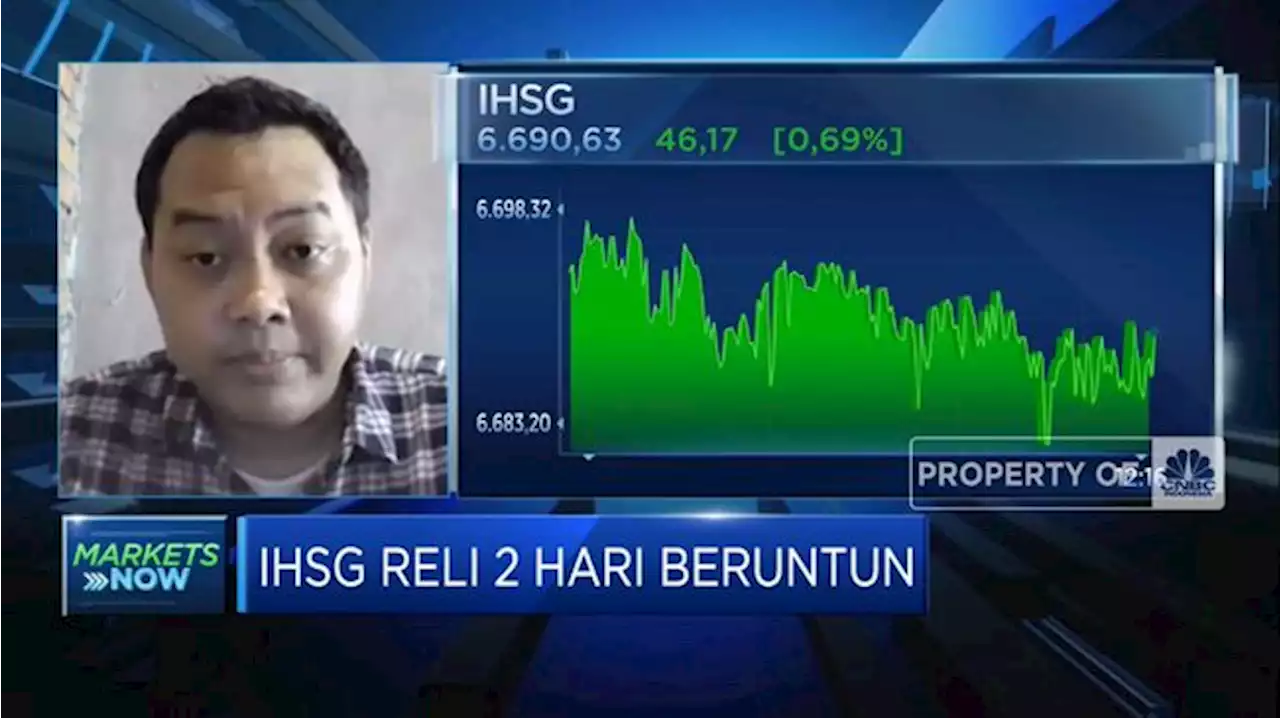 Reli 2 Hari Beruntun, IHSG Dekati Level 6.700-an