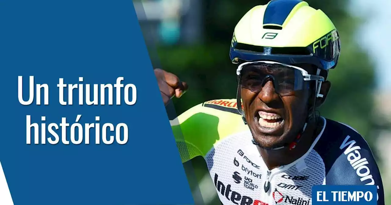 Biniam Girmay: la historia del primer afro que gana en el Giro de Italia