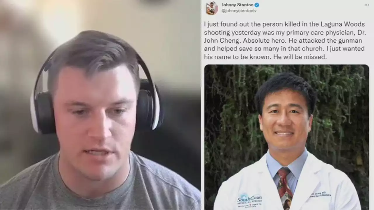 NFL star remembers 'hero' Dr. John Cheng, killed trying to disarm California church shooter