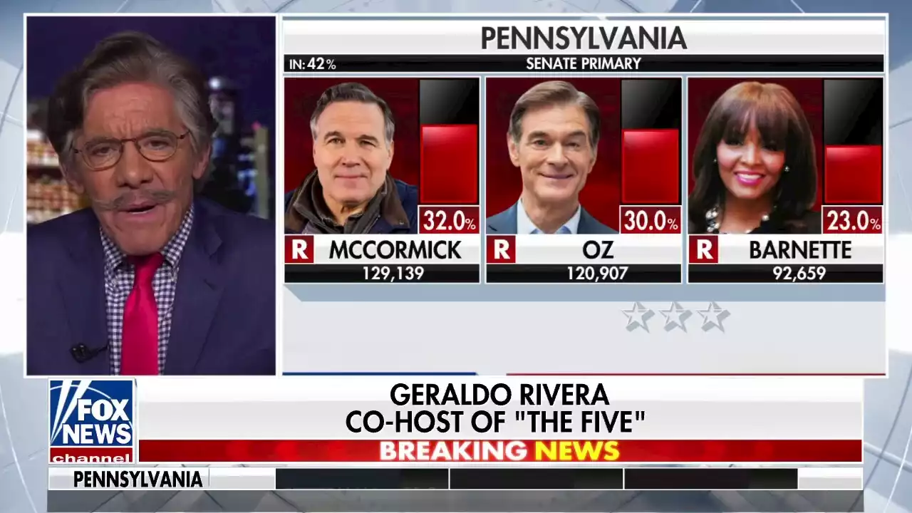 Geraldo Rivera pushes for Dr. Oz in Pennsylvania Senate GOP primary