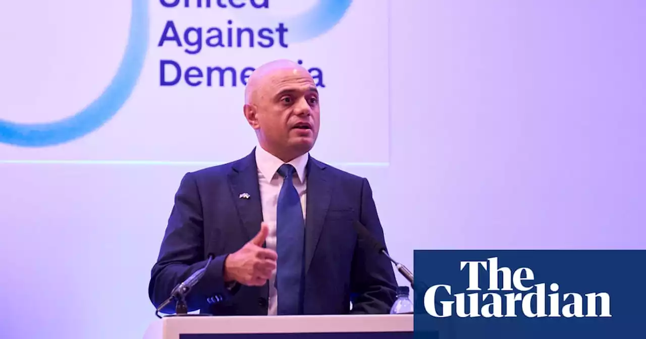 Sajid Javid told dementia patients ‘need change now’ as 10-year plan launched