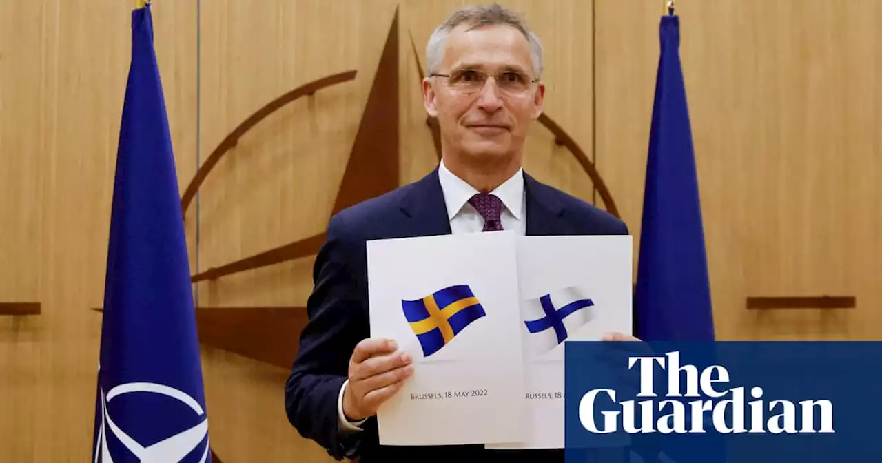 Sweden and Finland formally apply to join Nato