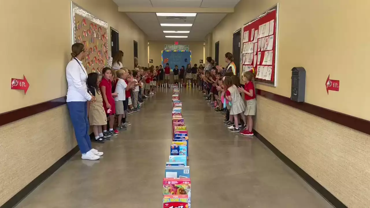 Legacy Traditional School NW Tucson holds record-breaking food drive